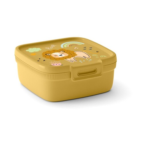 Cutie de gustări pentru copii galbenă din plastic – Curver