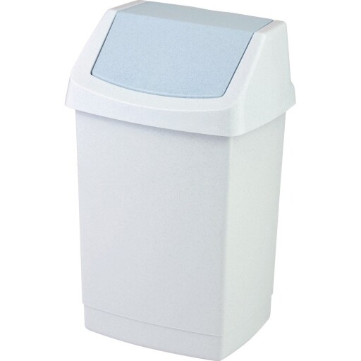 Coș de gunoi gri deschis din plastic 25 l Click-It – Curver
