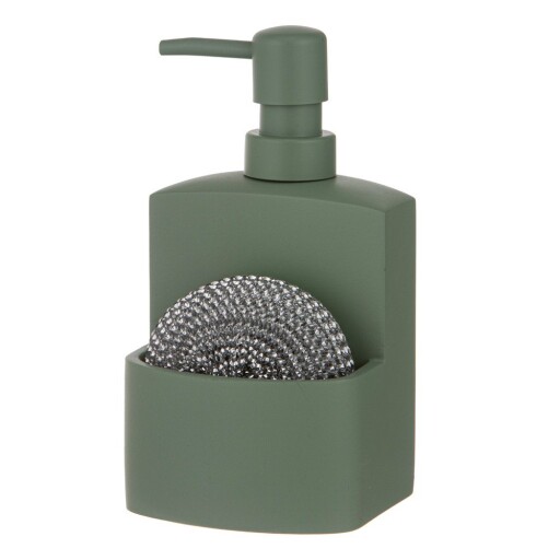 Dozator de săpun lichid verde salvie din polirășină 250 ml Essentials – Ladelle