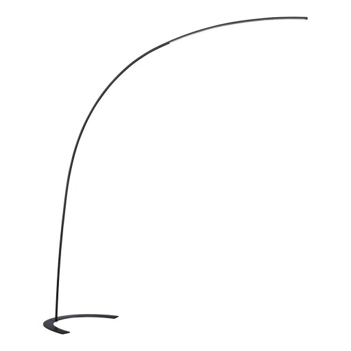 Lampadar maro închis LED cu intensitate reglabilă (înălțime 210 cm) Shanghai – Trio