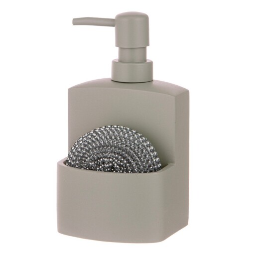 Dozator de săpun lichid gri din polirășină 250 ml Essentials – Ladelle