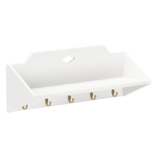 Cuier pentru copii alb pentru perete 75x27 cm Luca – Cam Cam Copenhagen