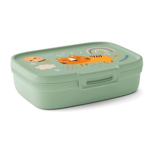 Cutie de gustări pentru copii verde din plastic – Curver