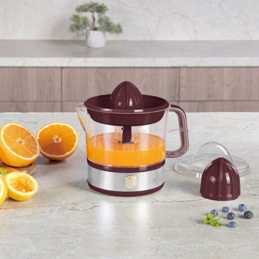 Storcator electric de citrice Berlinger Haus, Leonardo, 40W, 700 ml, plastic/inox, visiniu mat