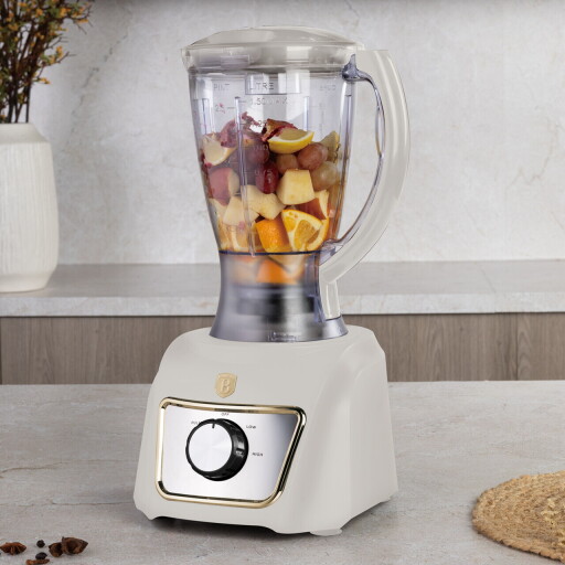 Set blender 8 in 1 Berlinger Haus, Sahara, 500W, inox/plastic, crem/transparent