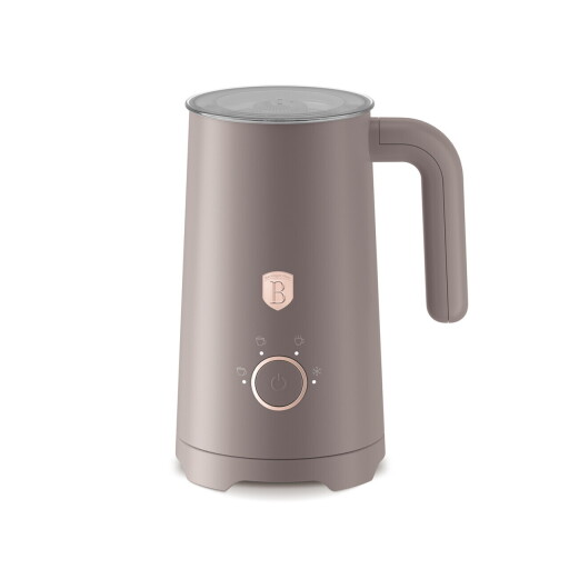 Spumator de lapte 4 in 1 Berlinger Haus, Taupe, 400W, inox/plastic, taupe mat