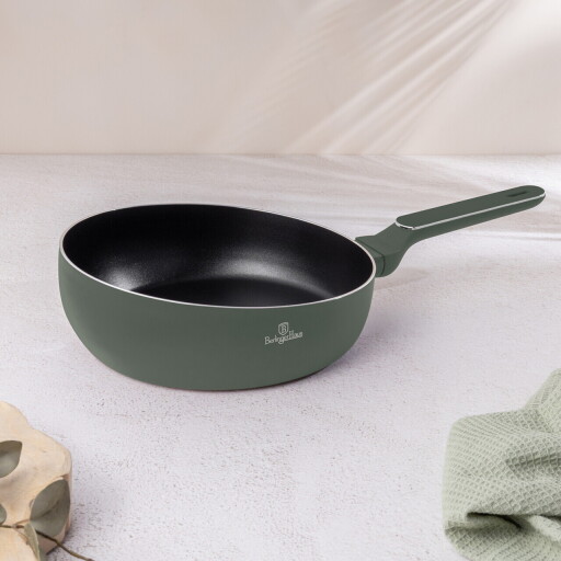 Tigaie flip Berlinger Haus, Matte Green, 26 cm, aluminiu, verde mat