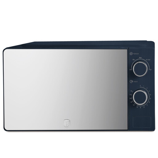 Cuptor cu microunde Berlinger Haus, Deep Sea, 1100W, 20L, 44.5x24.2x32.5 cm, albastru mat/argintiu