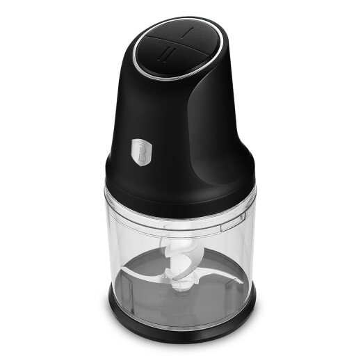 Tocator 2 in 1 Berlinger Haus, Black Silver, 1 L, inox/plastic, negru/transparent