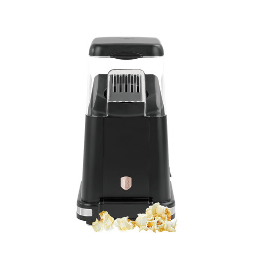 Aparat pentru popcorn Berlinger Haus, Black Rose, 1100W, inox/plastic, negru