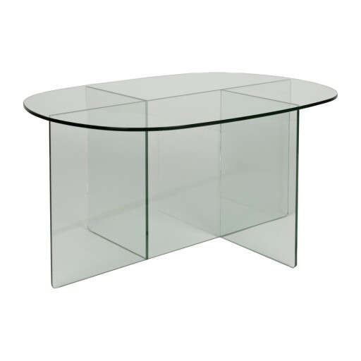 Măsuță de cafea din sticlă 60x80 cm Linea – Zuiver