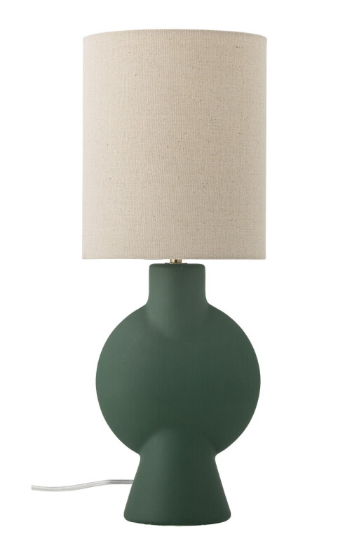 Lampa de masa, Bloomingville, Sergio, 1 x E27, 21x55 cm, ceramica/in, verde