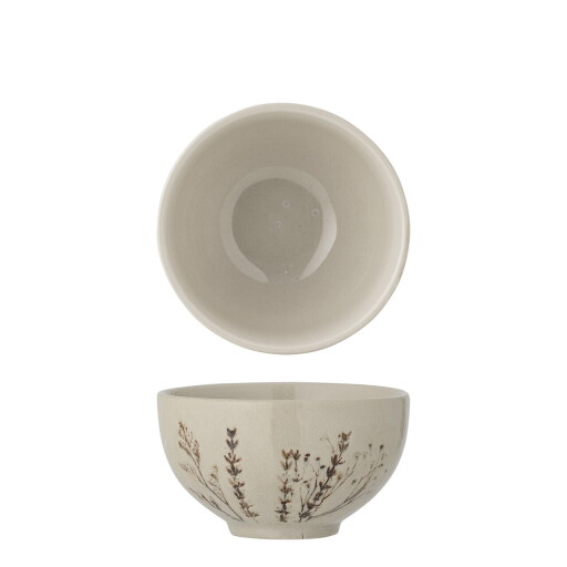 Bol, Bloomingville, Bea, 11.5x6.5 cm, 300 ml, ceramica, natural