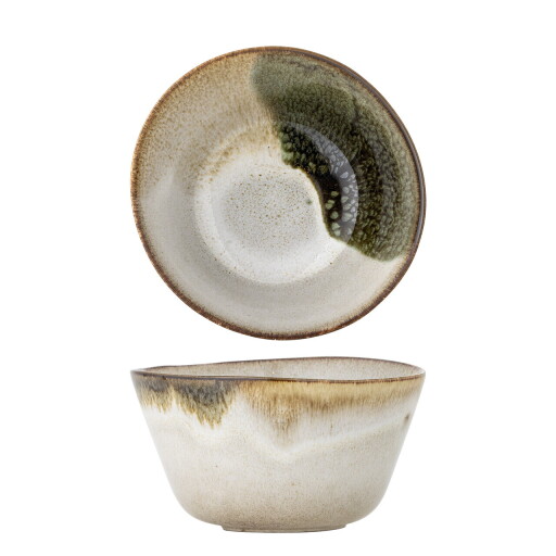 Bol, Bloomingville, Jules, 15.5x8.5 cm, 750 ml, ceramica, verde