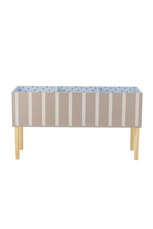 Biblioteca pentru copii, Bloomingville, Salam, 90x30x50 cm, FSC 100%, MDF/lemn de pin, maro/natural