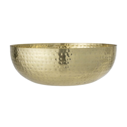 Bol salata, Bloomingville, Mettemarie, 36x13 cm, fier, auriu