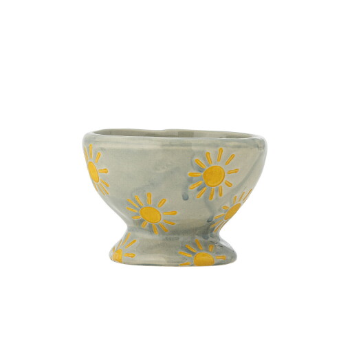 Bol, Bloomingville, Nini Sun, 9x6.5 cm, 170 ml, ceramica, albastru