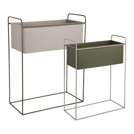 Suporturi pentru flori 2 buc. din metal (înălțime 65 cm) Reina – PT LIVING