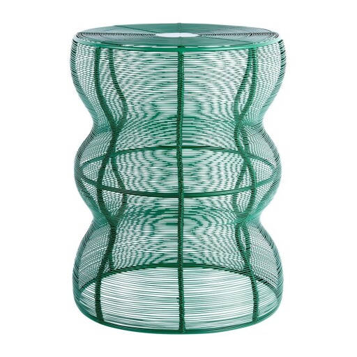 Măsuță auxiliară rotundă din metal ø 30 cm Cuerda Onda – Leitmotiv