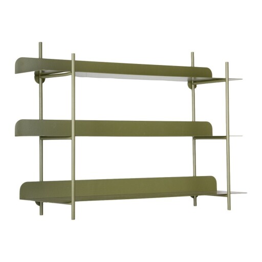 Raft verde etajat din metal 60 cm Riqueza Tres – PT LIVING