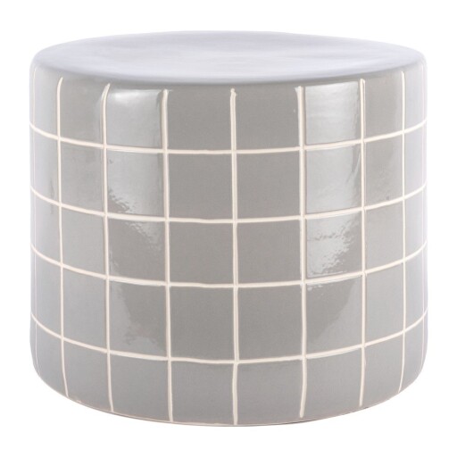 Măsuță auxiliară rotundă din ceramică ø 42 cm Retro Tiles – Leitmotiv