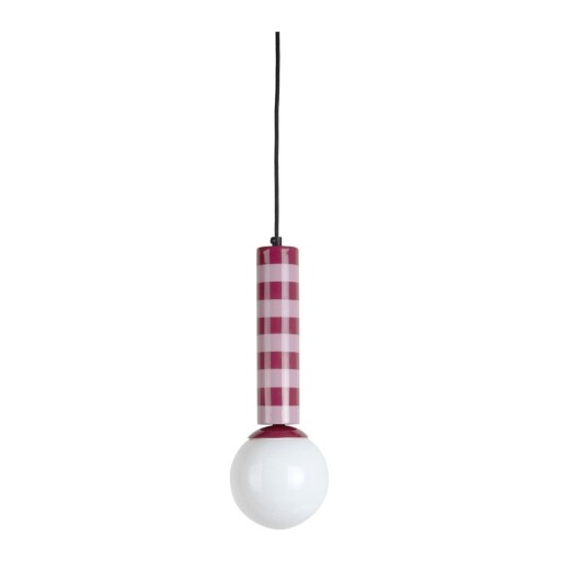 Lustră mov din metal ø 12 cm Rayado – Leitmotiv