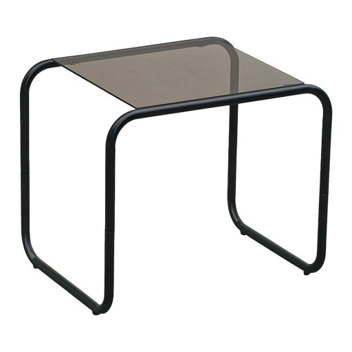 Măsuță auxiliară cu blat din sticlă 40x50 cm Ventana – Leitmotiv
