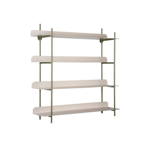 Raft verde/gri etajat din metal 60 cm Reina Cuatro – PT LIVING