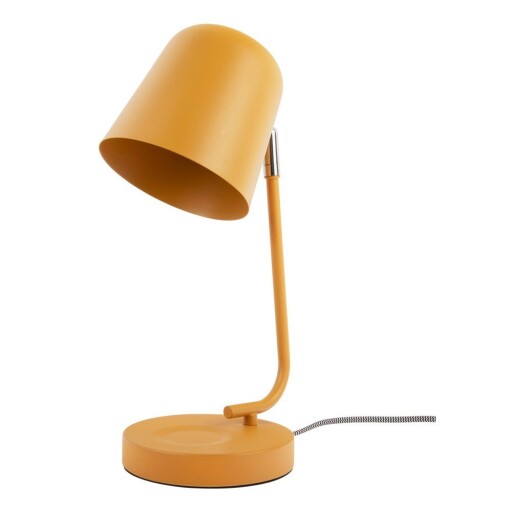 Veioză galben ocru din metal (înălțime 38,5 cm) Encantar – Leitmotiv