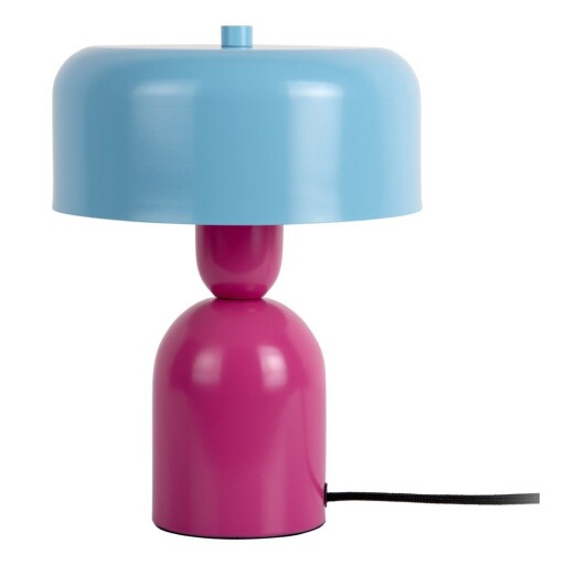 Veioză albastră/roz din metal (înălțime 24 cm) Double Funky – Leitmotiv