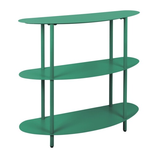 Etajeră verde din metal 90x82x28 cm Cool Retro – Leitmotiv