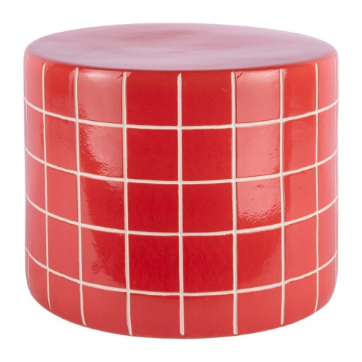 Măsuță auxiliară rotundă din ceramică ø 42 cm Retro Tiles – Leitmotiv