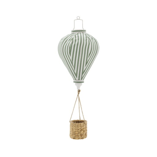 Decoratiune suspendata, Bloomingville, Pomp, 25x65 cm, poliester/zambila de apa, verde