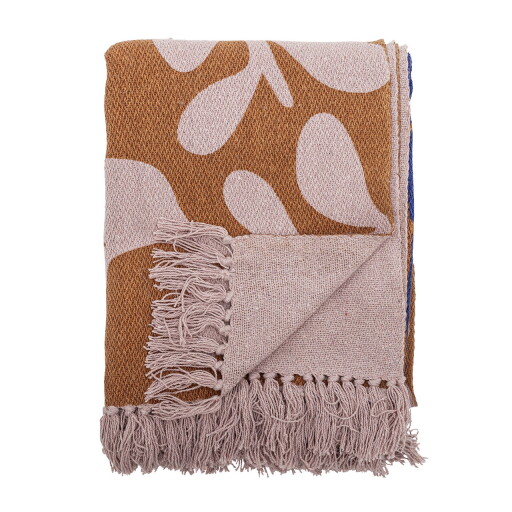 Pled, Bloomingville, Atle, 130x160 cm, amestec bumbac, maro