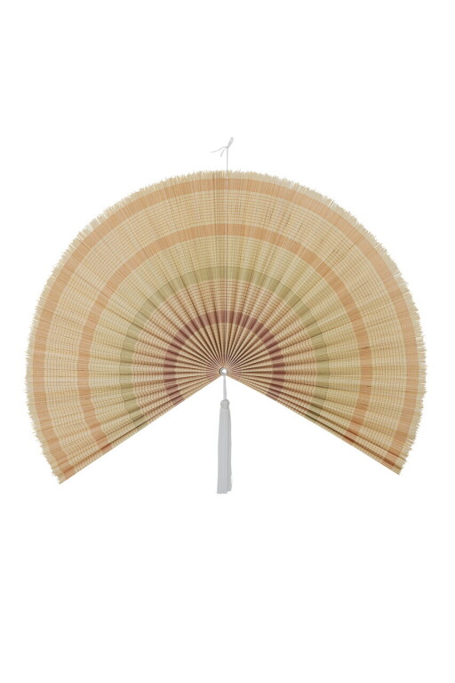 Decoratiune de perete, Bloomingville, Jaime, 160x110 cm, bambus, galben