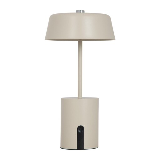 Veioză bej LED din metal (înălțime 22,5 cm) Elemental LED – Leitmotiv
