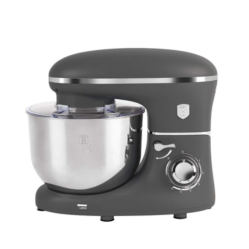 Robot de bucatarie Berlinger Haus, Anthracite, 1300W, inox/plastic, antracit mat/argintiu