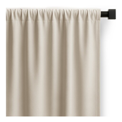 Draperie crem dimout (semi-opacă) 200x250 cm Carli – Restilo