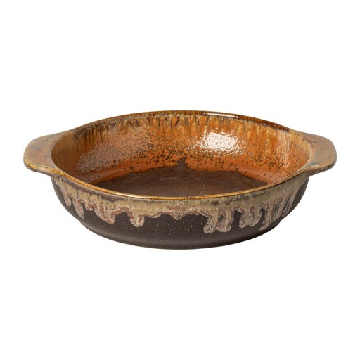 Farfurie maro adâncă din gresie Poterie – Casafina