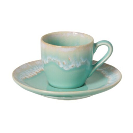 Ceașcă turcoaz pentru espresso din gresie ceramică 100 ml Taormina – Casafina