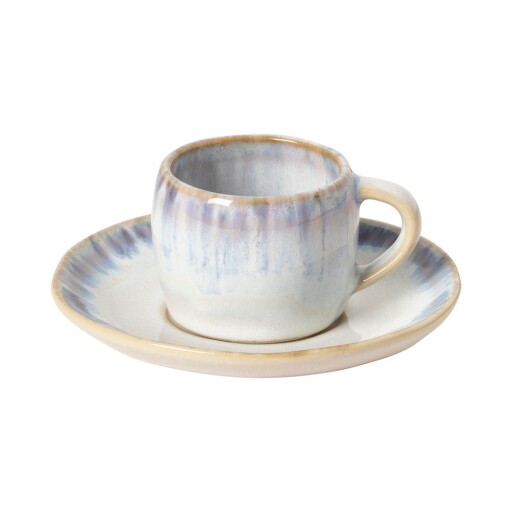 Ceașcă albă pentru espresso din gresie ceramică 70 ml Brisa – Costa Nova