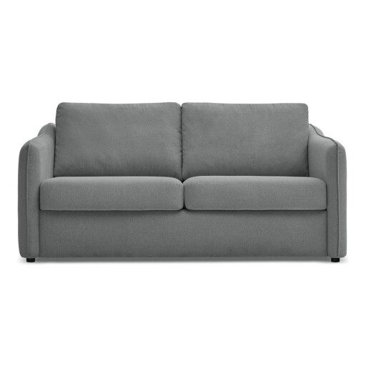 Canapea gri închis pentru dormitul zilnic/extensibilă 178 cm Lenny – Bobochic Paris