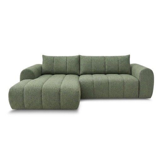 Colțar verde (cu colț pe partea stângă/cu șezlong) Nesty – Bobochic Paris