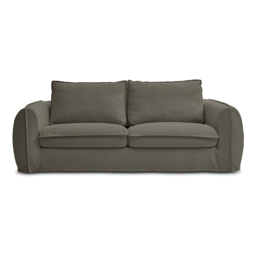 Canapea verde pentru dormitul zilnic/extensibilă 216 cm Archimede – Bobochic Paris