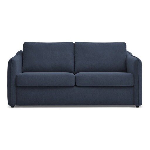 Canapea albastru-închis pentru dormitul zilnic/extensibilă 178 cm Lenny – Bobochic Paris