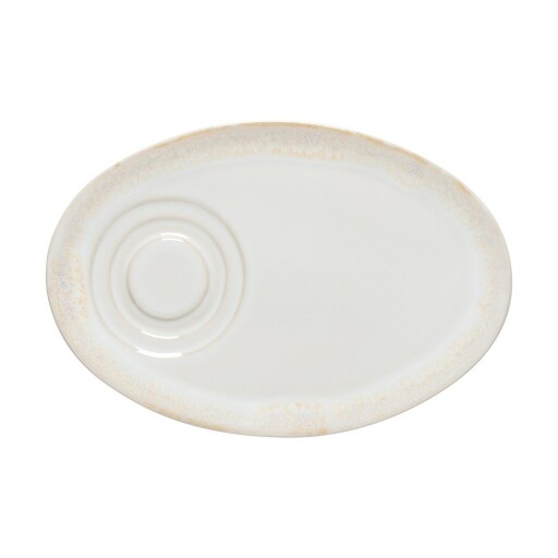 Farfurioară albă din gresie ceramică Grespresso – Costa Nova