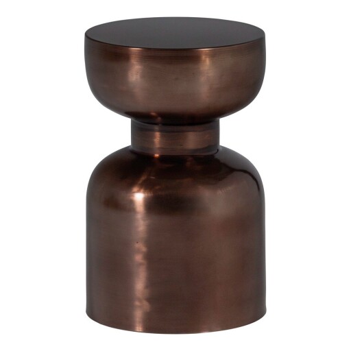 Măsuță auxiliară rotundă din metal ø 30 cm Frits – WOOOD