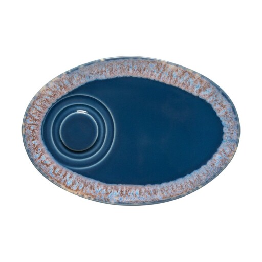 Farfurioară albastru-închis din gresie ceramică Grespresso – Costa Nova