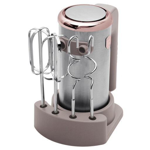Mixer de mana cu suport Berlinger Haus, Taupe, 300W, plastic/inox, taupe mat