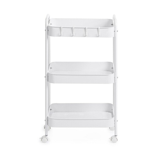 Măsuță de servire cu roți din metal 29,5x41 cm Leiky – Yes Everyday